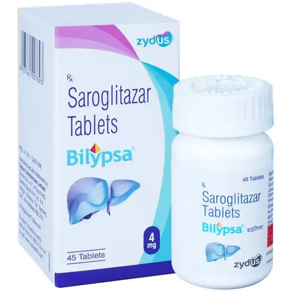 Bilypsa 4 mg - Saroglitazar Tablet