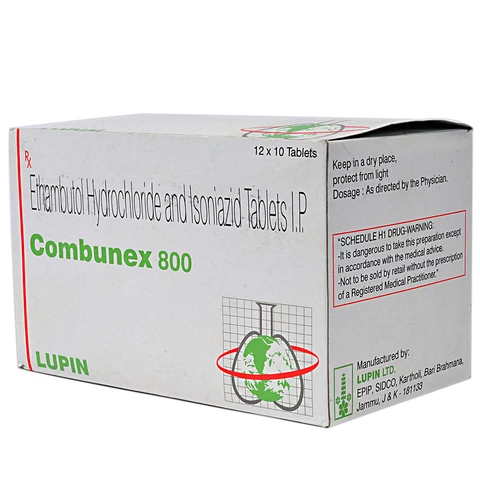 COMBUNEX 800 - ETHAMBUTOL/ISONIAZID Tablet 800MG