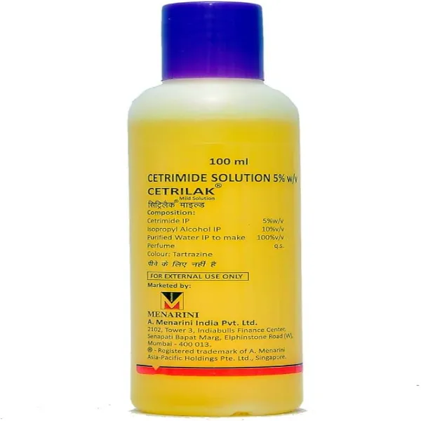 Cetrilak Mild Solution - Cetrimide 100ML