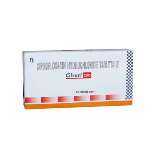 Cifran 250 - Ciprofloxacin 250mg