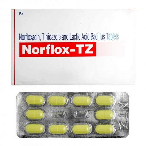 Norflox TZ Tablet - Norfloxacin/Tinidazole