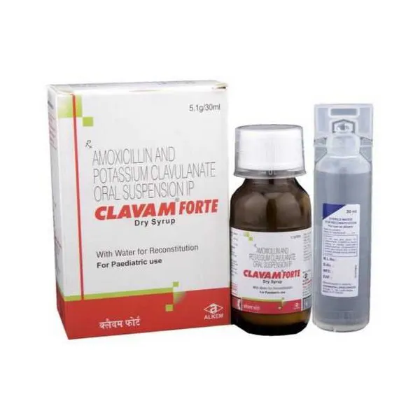 Clavam Syrup - Amoxicillin/Clavulanic Acid