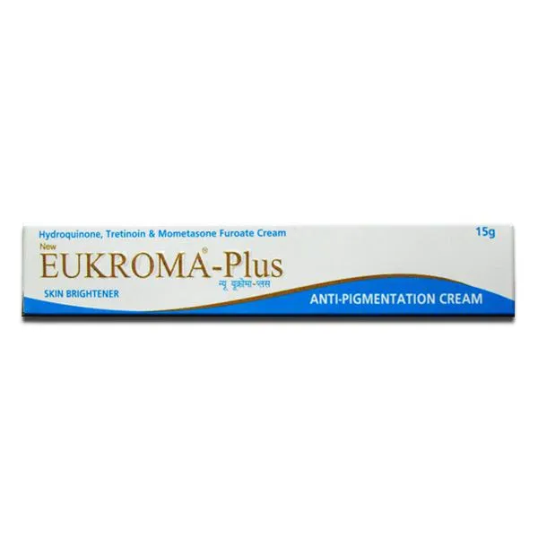 Eukroma Plus Cream 15g - Hydroquinone/Mometasone Cream