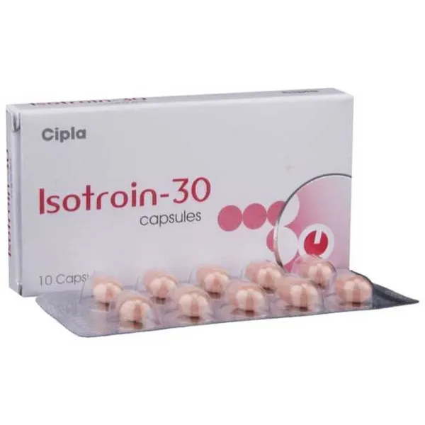 Isotroin 30mg - Isotretinoin Capsules