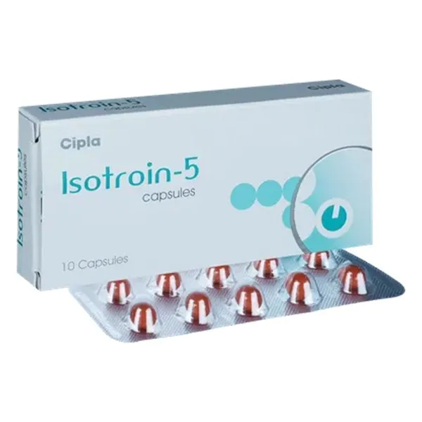 Isotroin 5mg - Isotretinoin Capsules