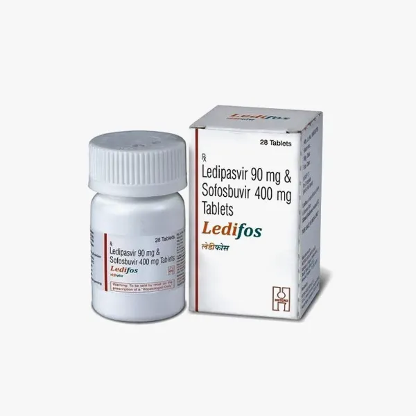 LEDIFOS 400 MG/90 MG - SOFOSBUVIR/LEDIPASVIR