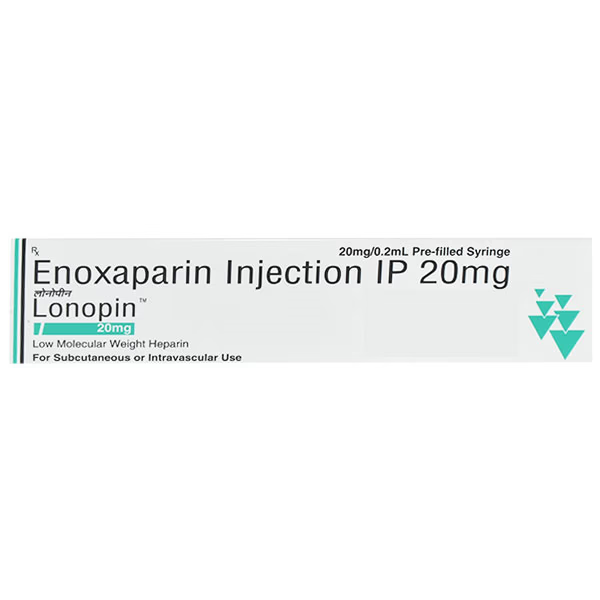 Lonopin 20mg Injection - Enoxaparin 20mg