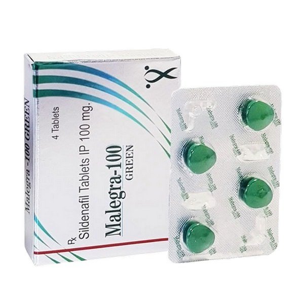Malegra Green 100mg - Sildenafil Citrate