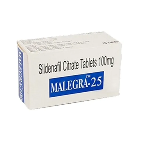 Malegra 25mg - Sildenafil Citrate Tablets