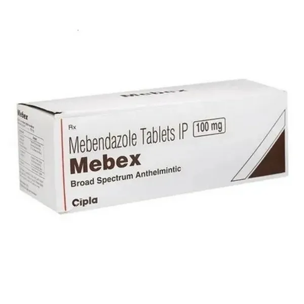 Mebex 100mg - Mebendazole Tablet