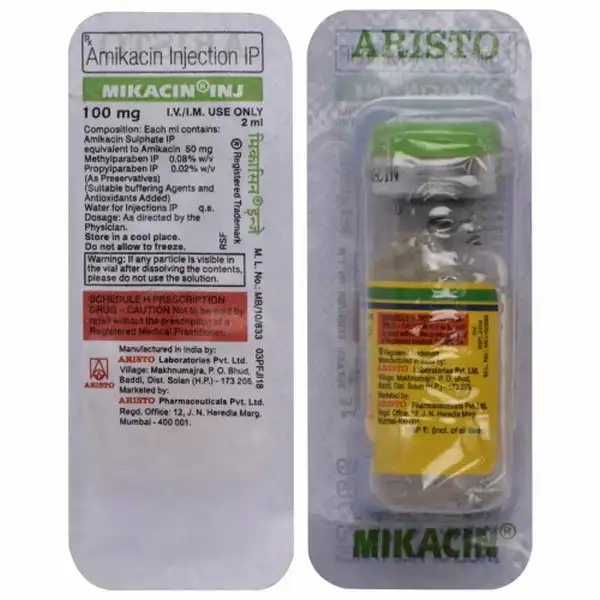 Mikacin injection 100 - Amikacin 100mg