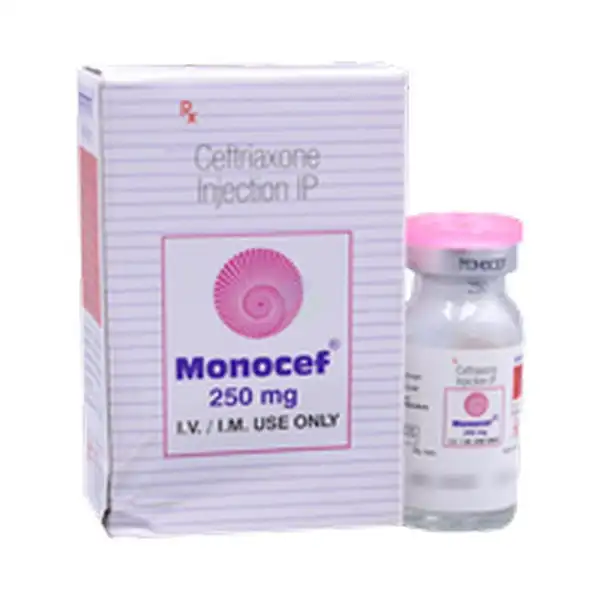 Monocef 250 Injection - Ceftriaxone 250mg