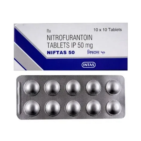 Niftas 50 Mg - Nitrofurantoin Tablet