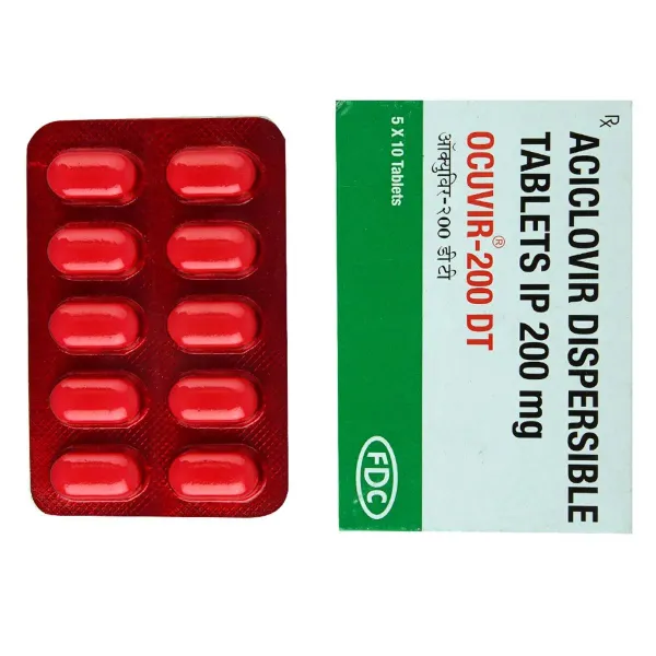 Ocuvir DT 200mg - Acyclovir Tablet