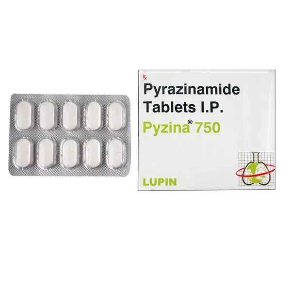 PYZINA 750 MG - PYRAZINAMIDE 750mg
