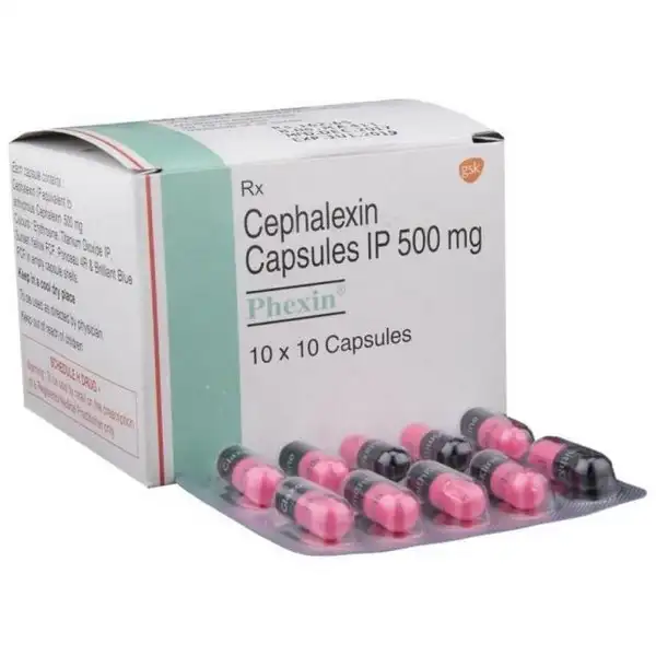 Phexin 500Mg - Cephalexin 500 Mg
