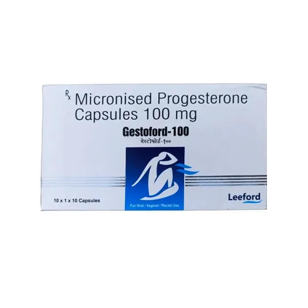 Progesterone 100mg Softgel Capsule - Gestoford 100 mg