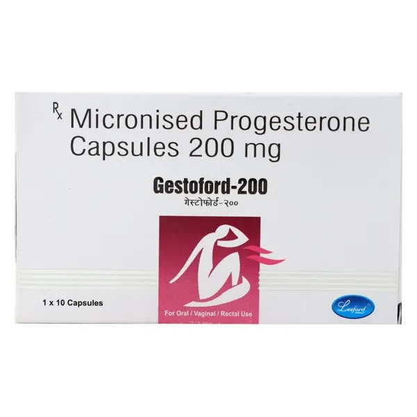 Progesterone 200mg - Gestoford Softgel Capsule
