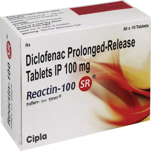 Reactin SR-100 - Diclofenac Sodium Tablet 100mg