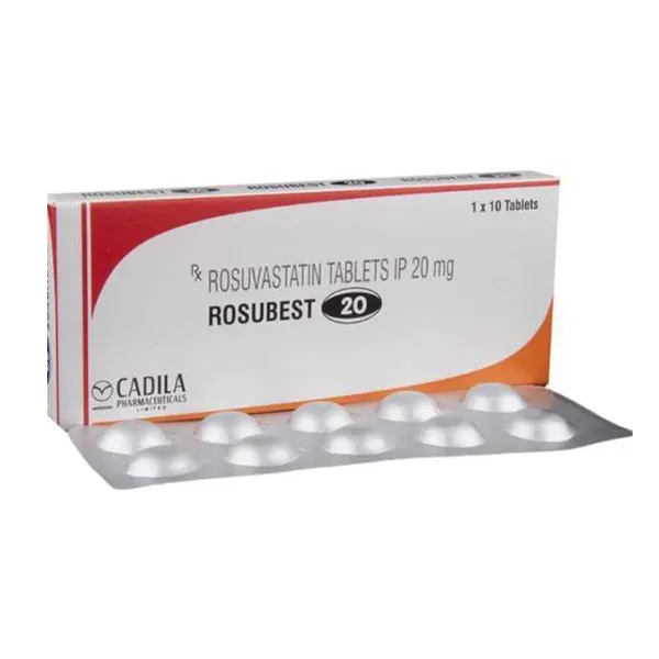 Rosuvastatin 20mg - Rosubest Tablet