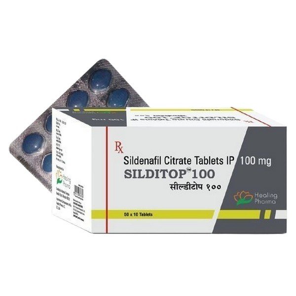 Silditop 100mg - Sildenafil Citrate 100mg