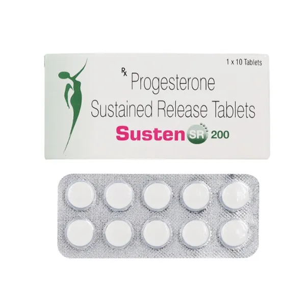 Susten SR 200mg - Progesterone Tablet