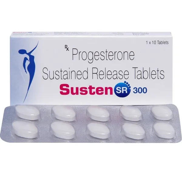 Susten SR 300mg - Progesterone Tablet 