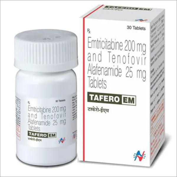 TAFERO EM 200 MG/25 MG - EMTRICITABINE/TENOFOVIR ALAFENAMIDE