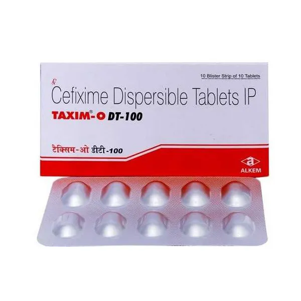 Taxim O DT 100 - Cefixime Tablets 100mg