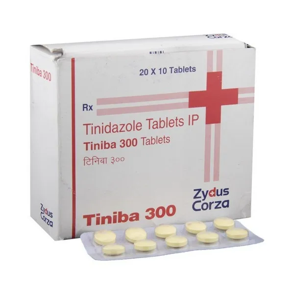 Tiniba 300 Tablets - Tinidazole 300mg