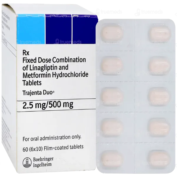 Trajenta Duo - Linagliptin 2.5mg + Metformin 850mg