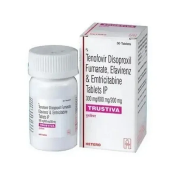 Trustiva Tablet - Tenofovir/Emtrictabine/Efavirenz