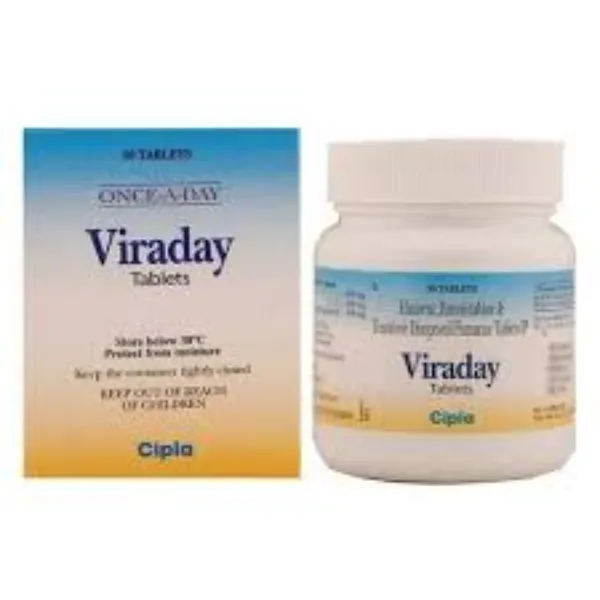 VIRADAY 300 MG/200 MG/600 MG - TENOFOVIR/EMTRICTABINE/EFAVIRENZ