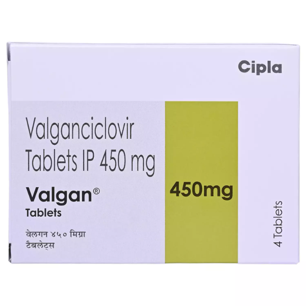 Valgan 450 - Valganciclovir 450Mg Tablet