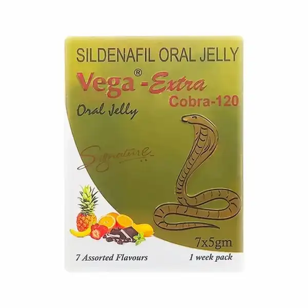 Vega Extra Cobra 120 Jelly - Sildenafil Citrate