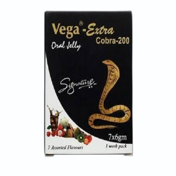 Vega Extra Cobra 200 Jelly - Sildenafil Citrate Sachet