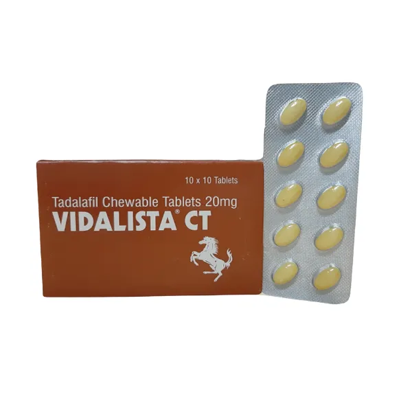 Vidalista CT 20mg - Tadalafil Chewable Tablets