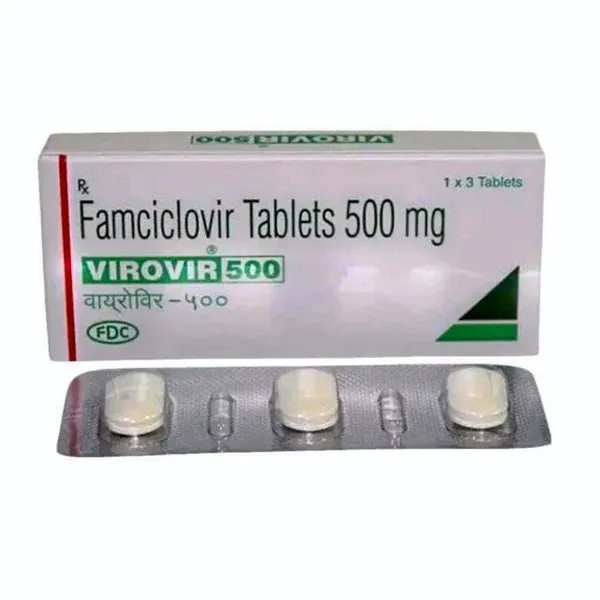 Virovir 500Mg - Famciclovir 500 Tablet