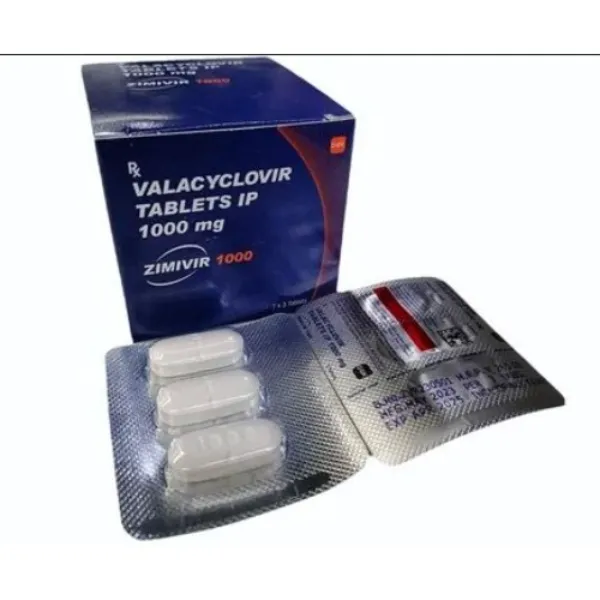 Zimivir 1000Mg - Valacyclovir 1000 Mg