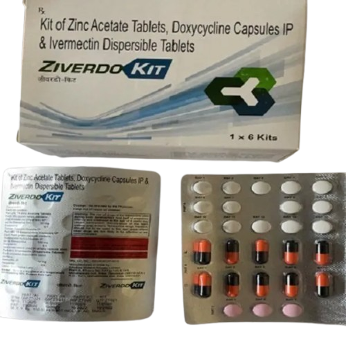Ziverdo Kit - Ivermectin/Doxycycline/Zinc acetate