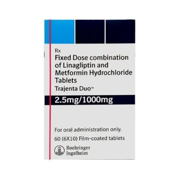 Trajenta Duo - Linagliptin 2.5mg + Metformin 1000mg
